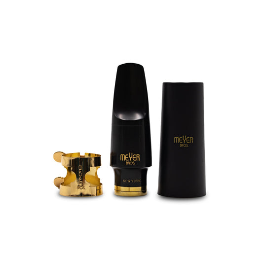 Meyer Bros Connoisseur Series New York Rubber Alto Saxophone Mouthpiece - Meyer - Meyer Bros Connoisseur Series New York Rubber Alto Saxophone Mouthpiece - Mouthpieces.co.uk